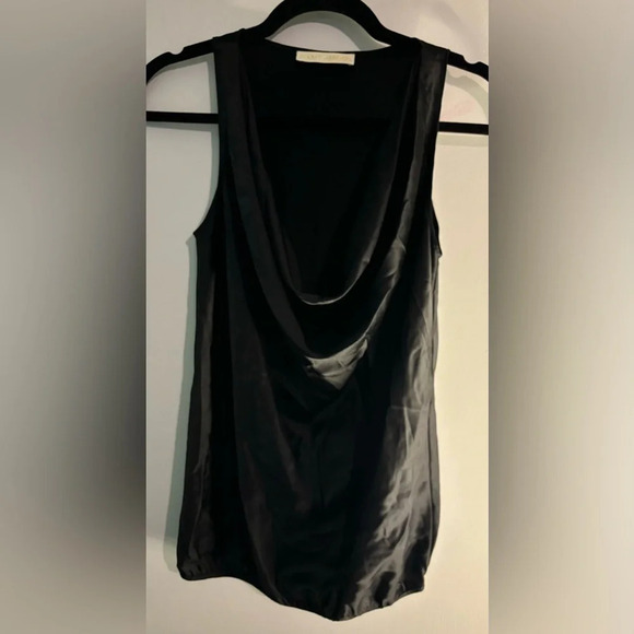 Ramy Brook‎ Womens Silk blend size XS sleeveless cowl neck top w/elastic waist - Picture 1 of 5